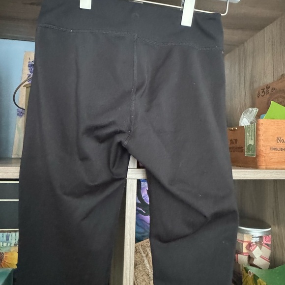 Girls - 90 Degrees, black leggings size M (10) - Picture 2 of 7